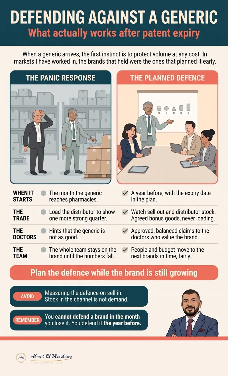 Defending against a generic: What actually works after patent expiry