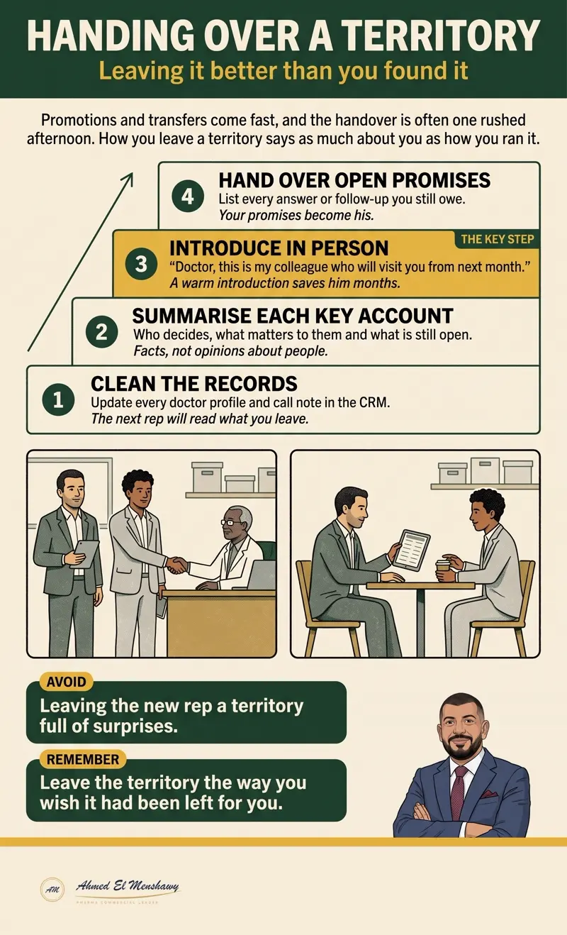 Handing over a territory: Leaving it better than you found it