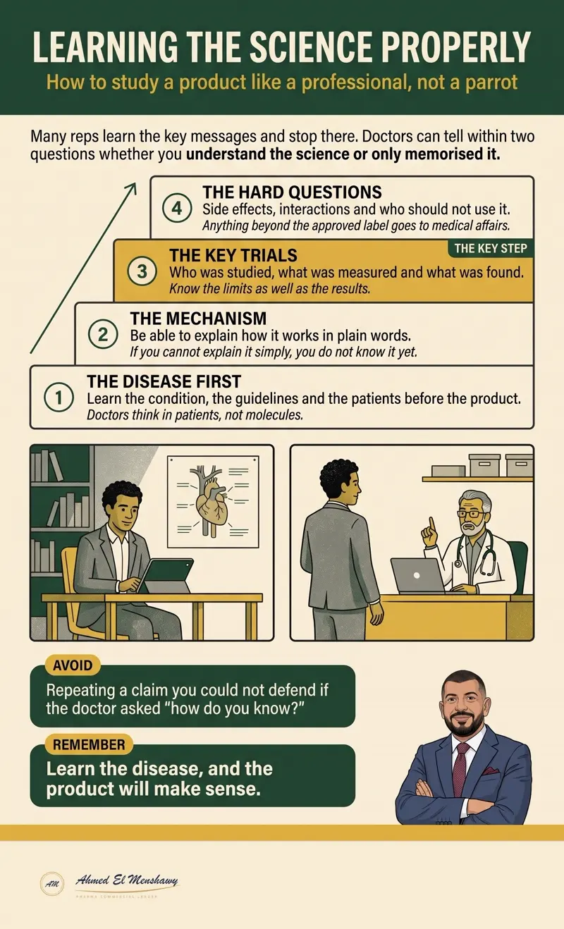 Learning the science properly: How to study a product like a professional, not a parrot
