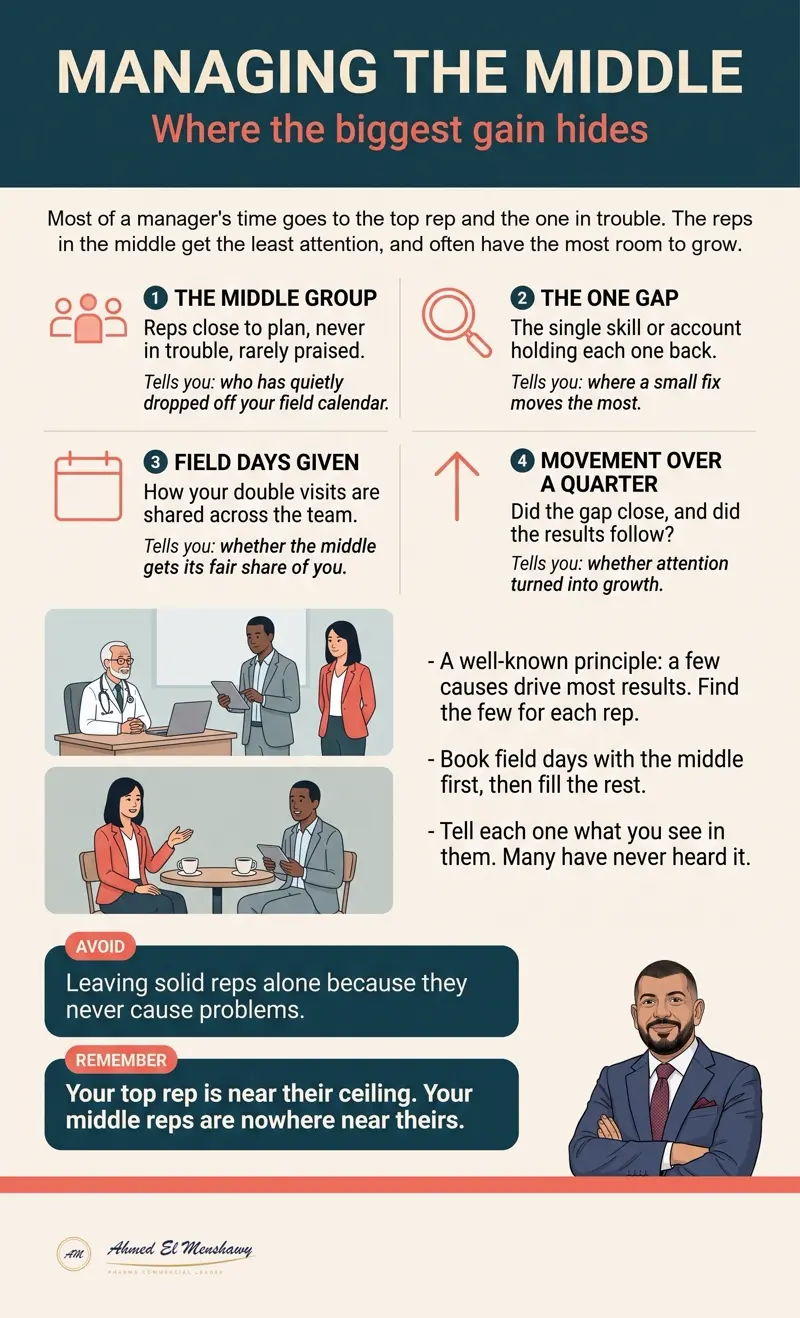 Managing the middle: Where the biggest gain hides