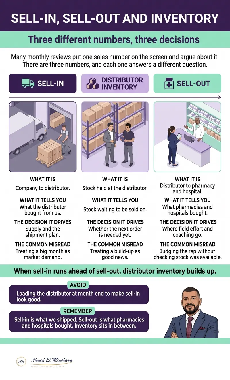 Sell-in, sell-out and inventory: Three different numbers, three decisions