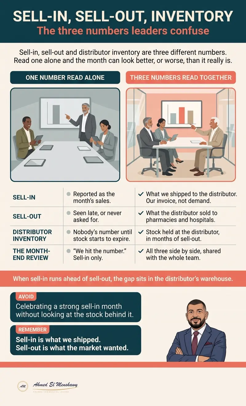 Sell-in, sell-out, inventory: The three numbers leaders confuse