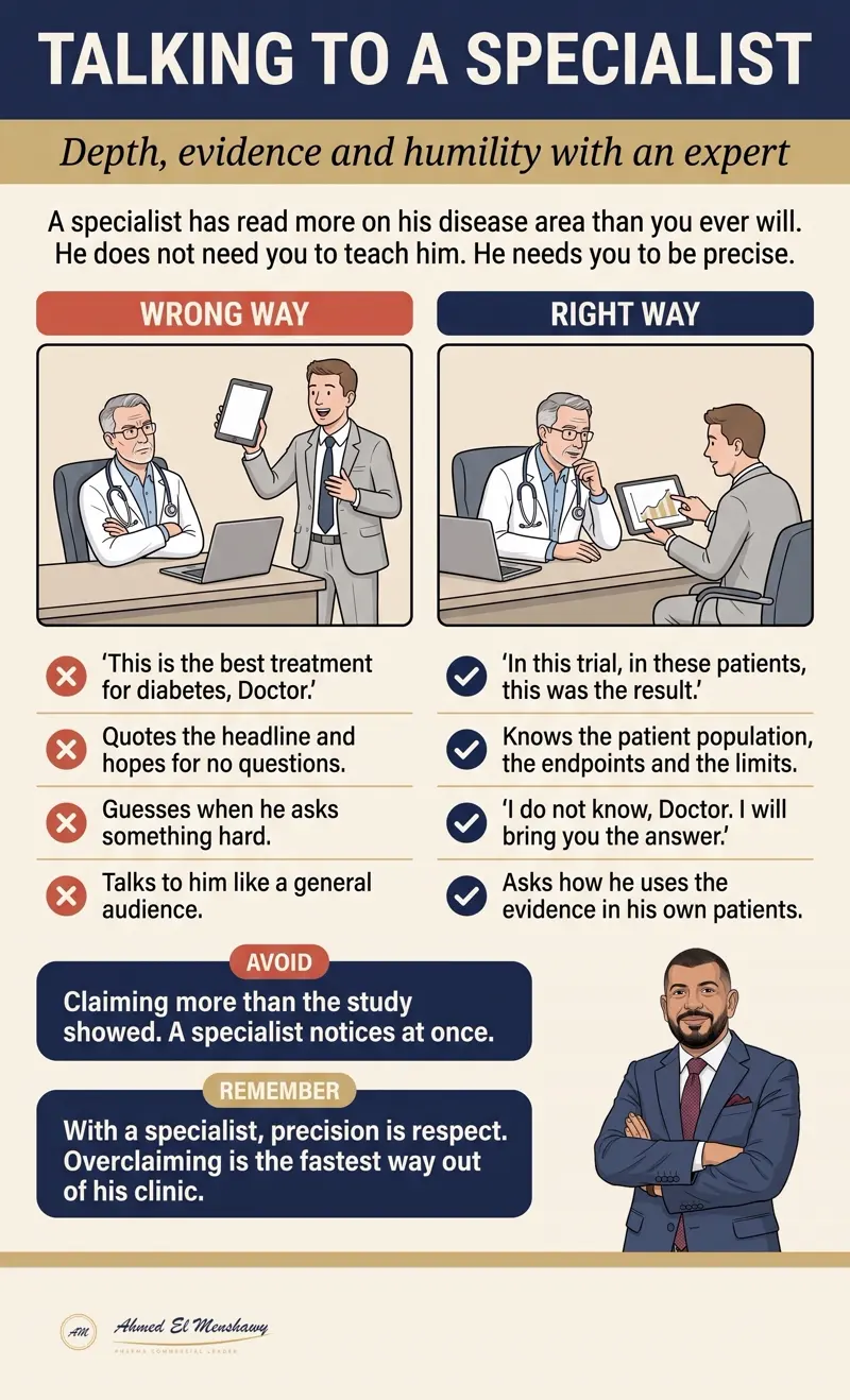 Talking to a specialist: Depth, evidence and humility with an expert