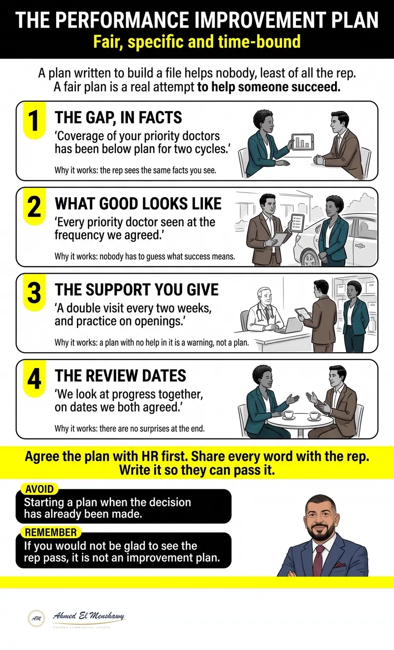 The performance improvement plan: Fair, specific and time-bound