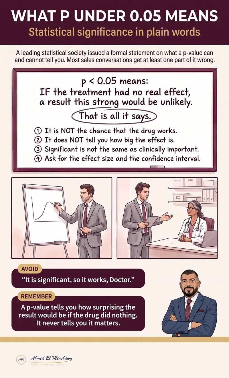 What p < 0.05 does not mean: Statistical significance in plain words