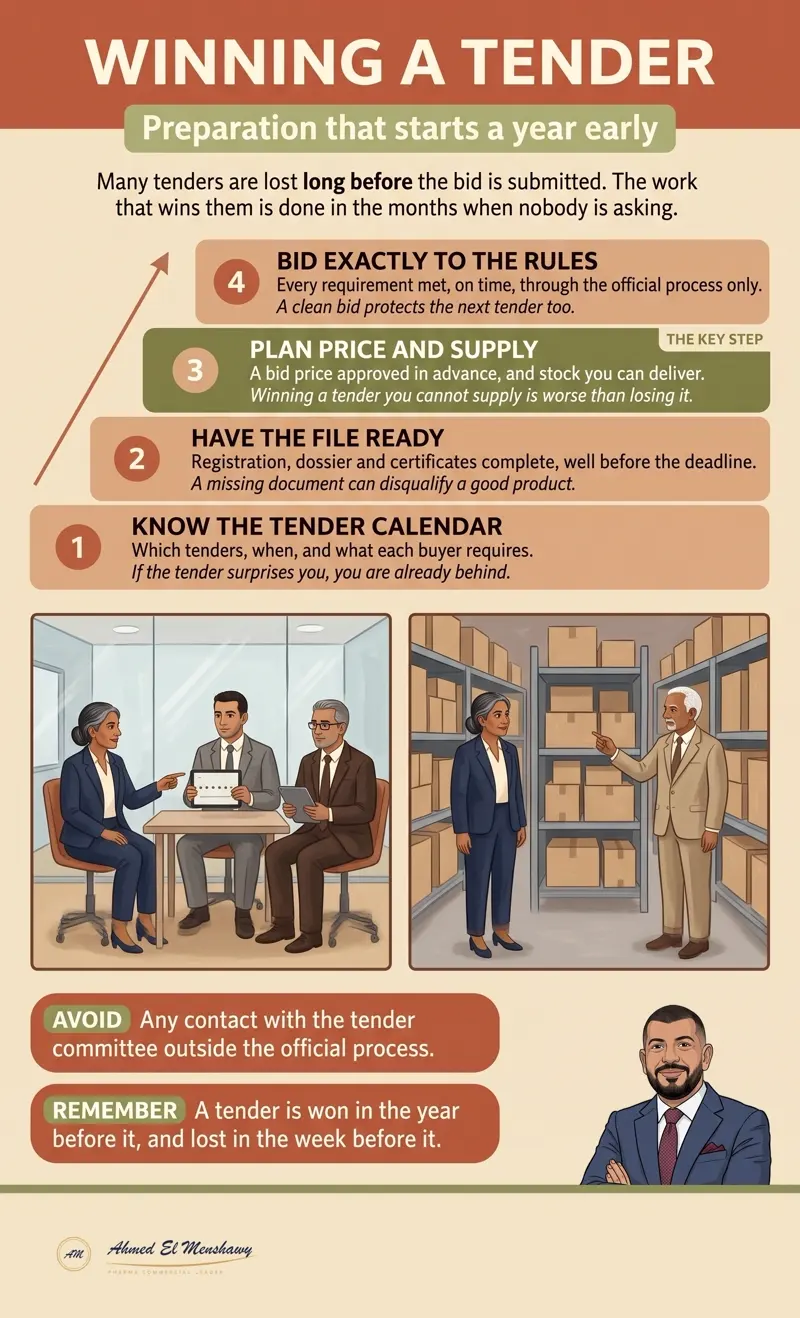 Winning a tender: Preparation that starts a year early