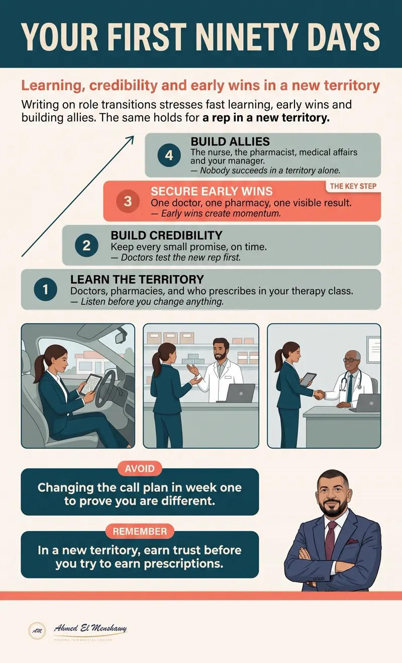 Your first ninety days: Learning, credibility and early wins in a new territory